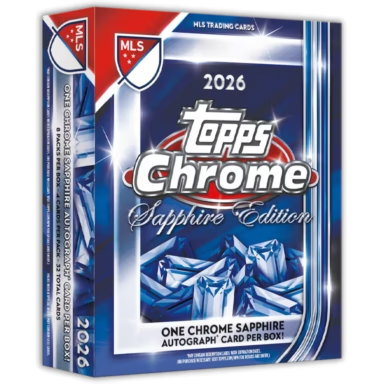 Topps Chrome Sapphire Major League Soccer 2026 Hobby Box