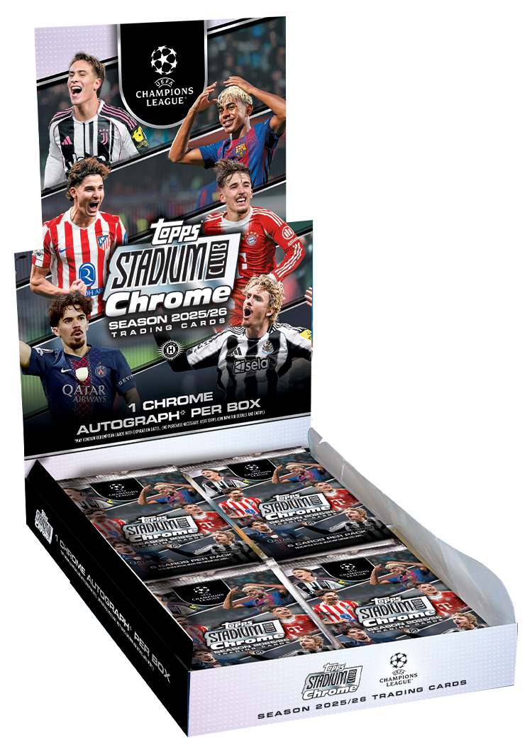 Topps Stadium Club Chrome UEFA Champions League 2025/26 Hobby Box